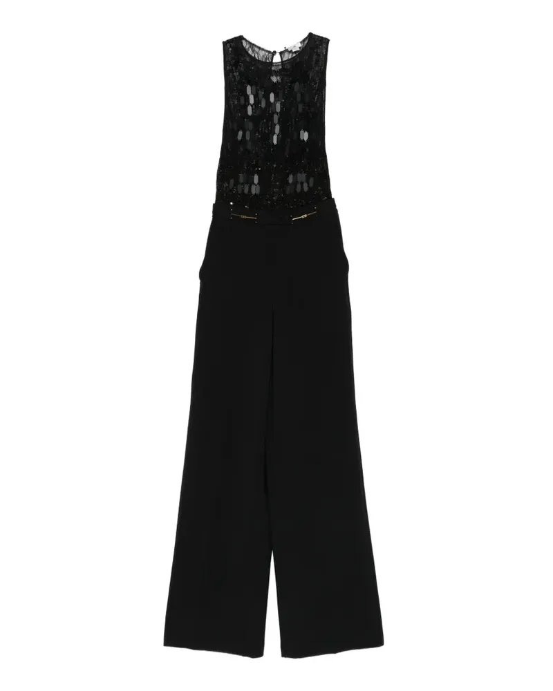 Elisabetta Franchi sequin-embelished jumpsuit - Schwarz Schwarz