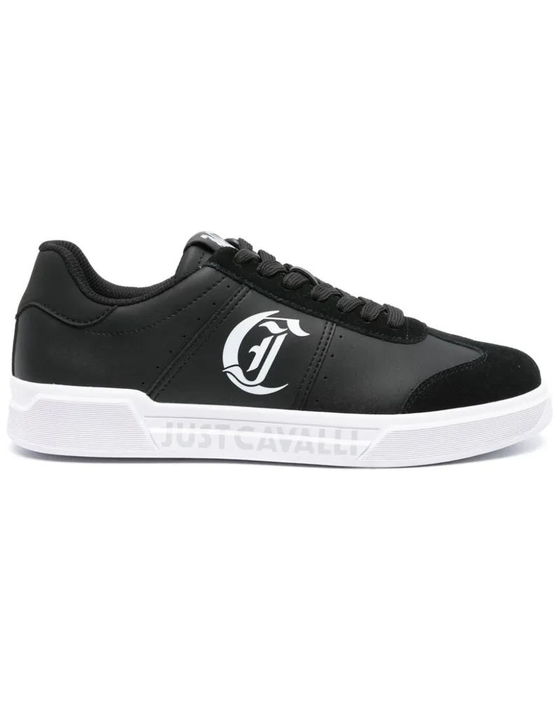 Just Cavalli Sneakers mit Logo-Print - Schwarz Schwarz