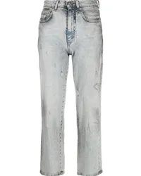 John Richmond Klassische Cropped-Jeans Grau