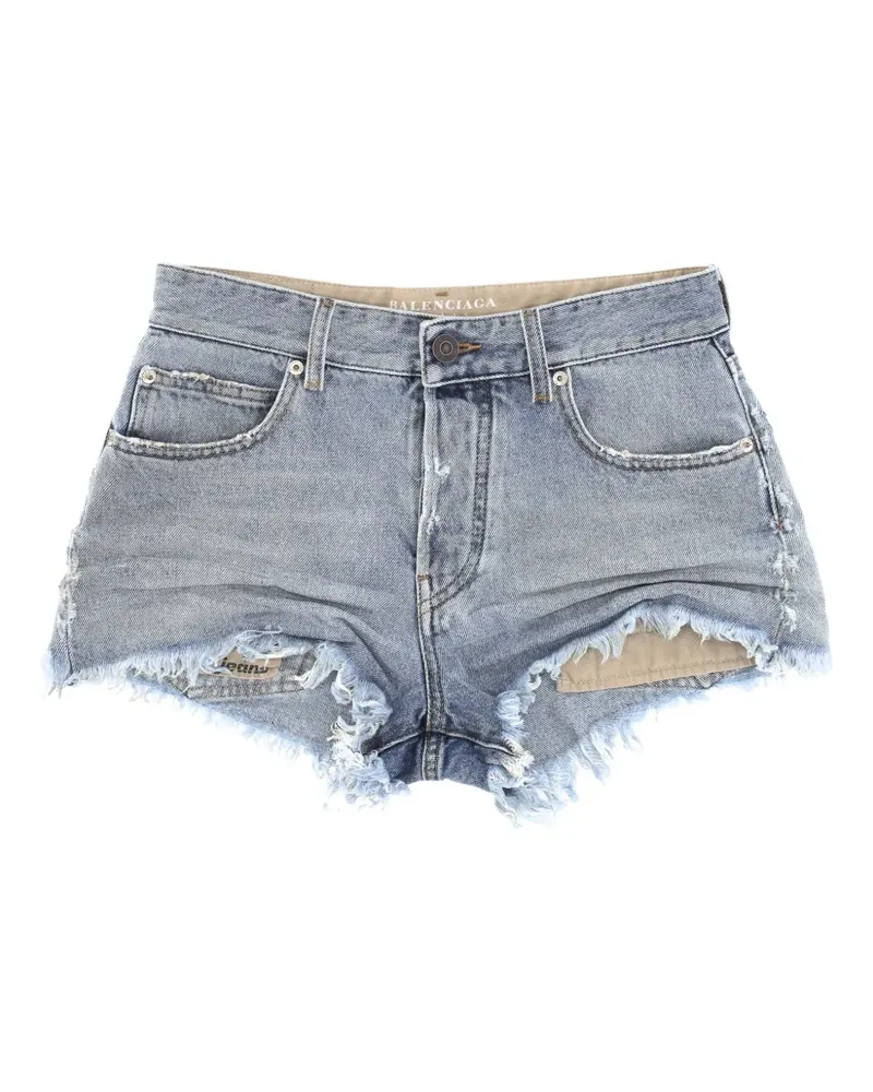 Balenciaga Kurze Jeans-Shorts - Blau Blau