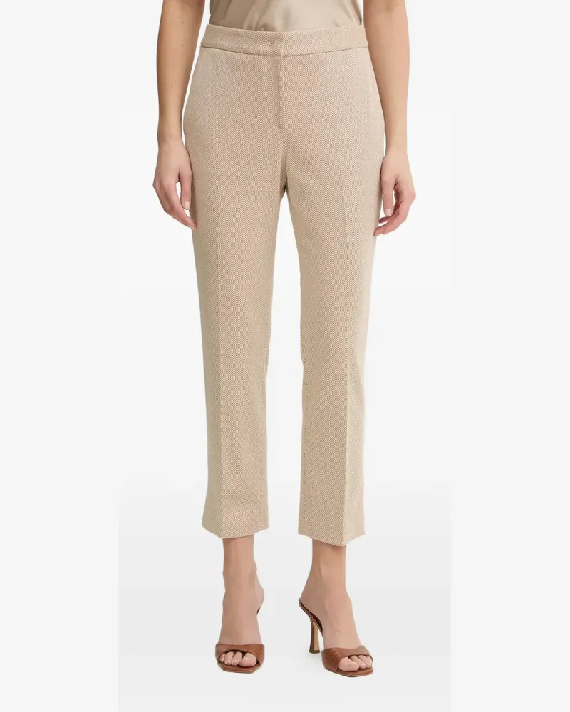 HUGO BOSS Klassische Cropped-Hose - Nude Nude