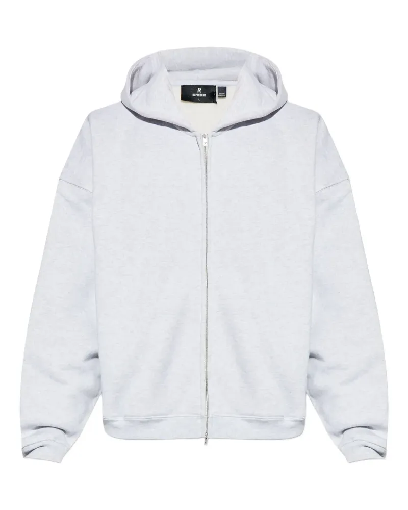 REPRESENT Initial Boxy Hoodie - Grau Grau