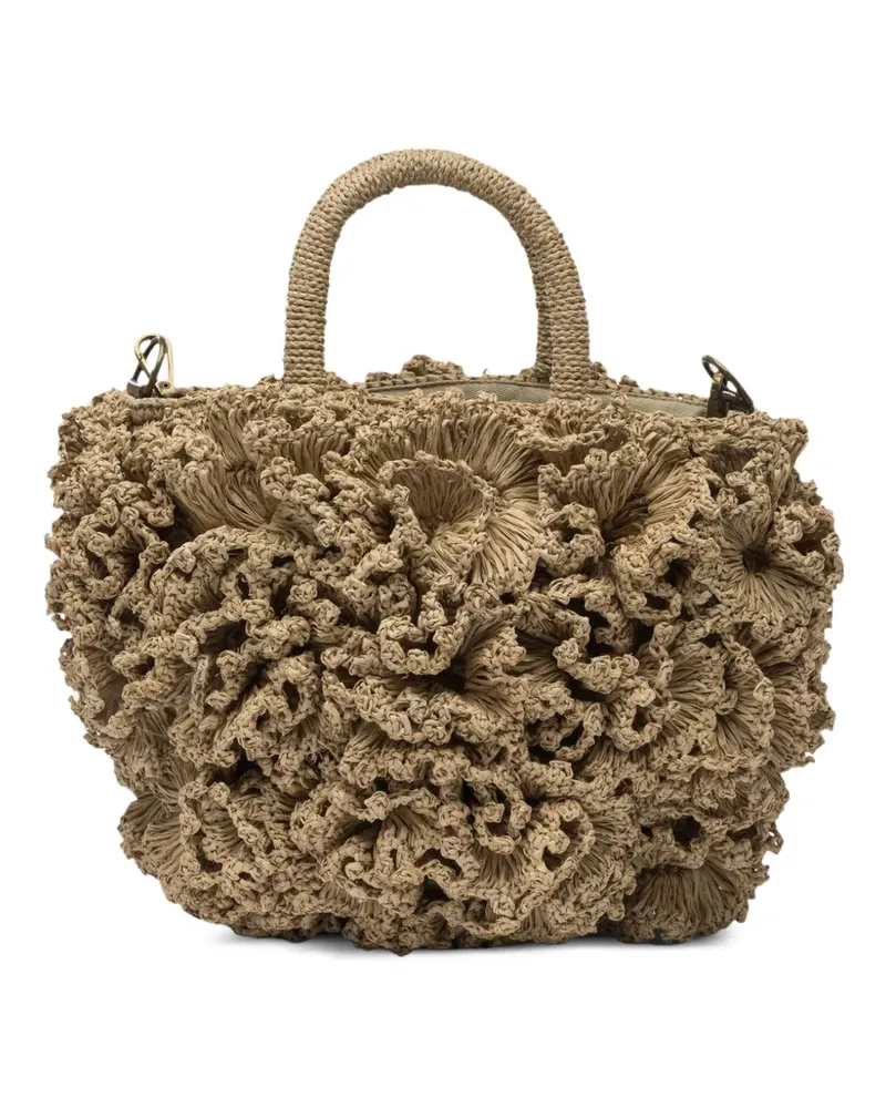 IBELIV Gerüschter Coral Tote Bag - Nude Nude