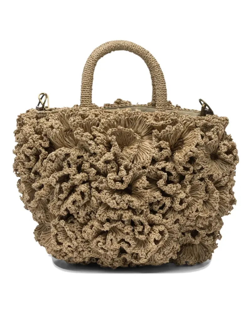 IBELIV Gerüschter Coral Tote Bag - Nude Nude