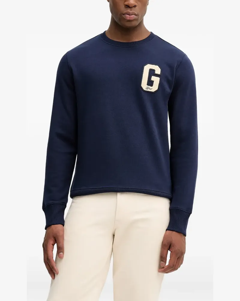 Gant Pullover mit Logo - Blau Blau
