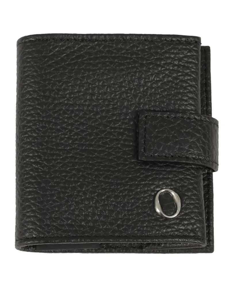 Orciani Klassisches Portemonnaie - Schwarz Schwarz