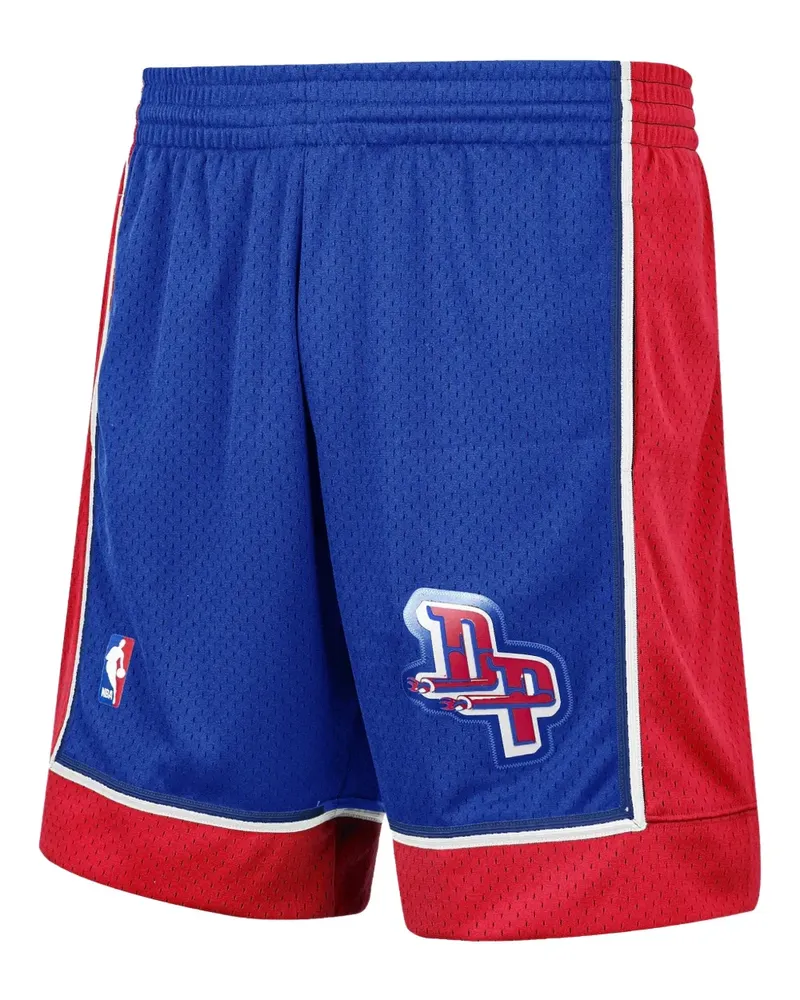 Mitchell & Ness x NBA Detroit Pistons 1998 Swingman Shorts - Blau Blau