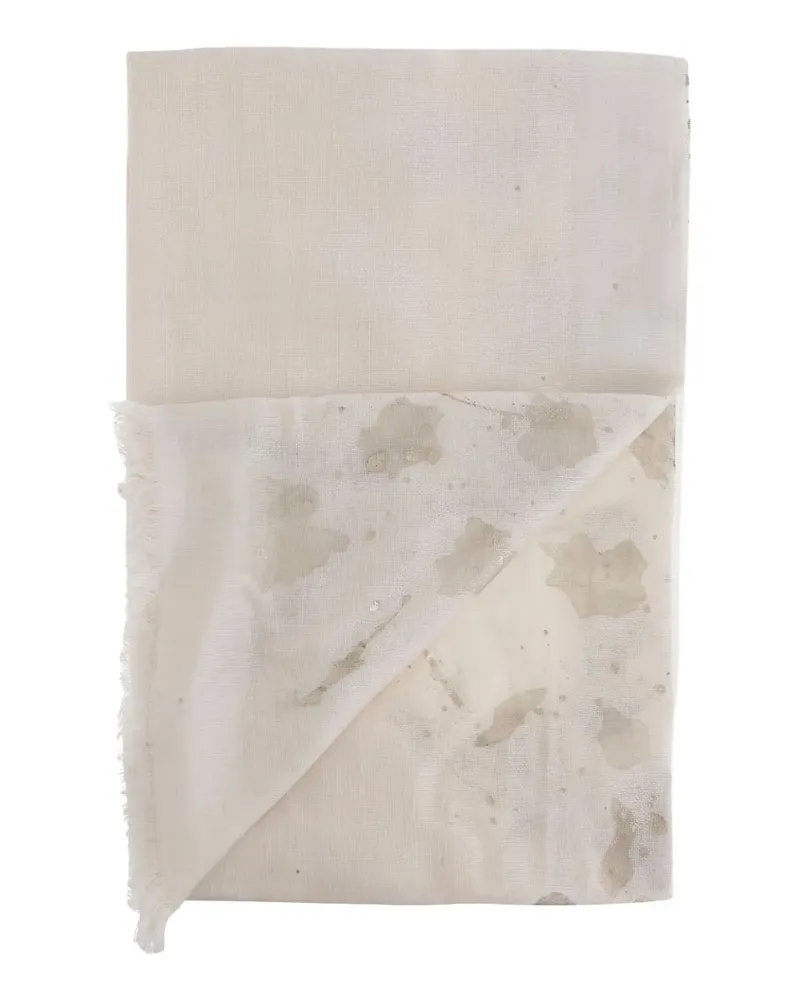 Faliero Sarti Schal mit ausgefransten Kanten - Nude Nude
