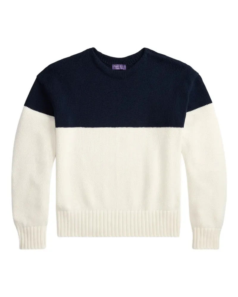 Ralph Lauren Pullover in Colour-Block-Optik - Blau Blau