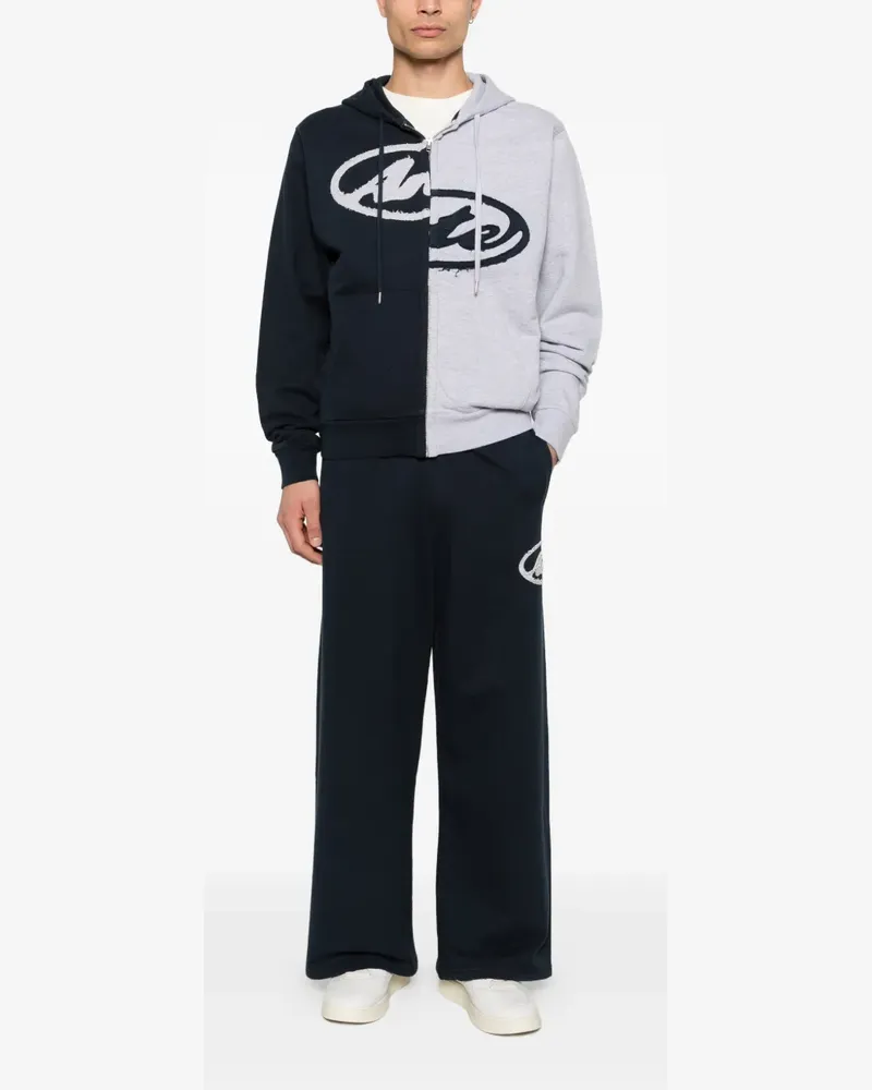 Arte Antwerp split logo zip hoodie - Grau Grau