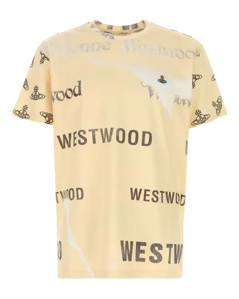 Vivienne Westwood T-Shirt mit Logo-Print - Nude Nude