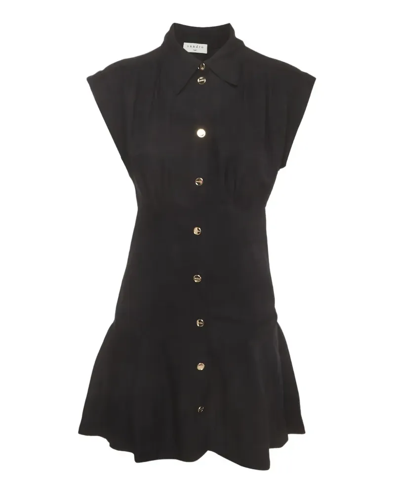 Sandro Josephine empire-line mini dress - Schwarz Schwarz