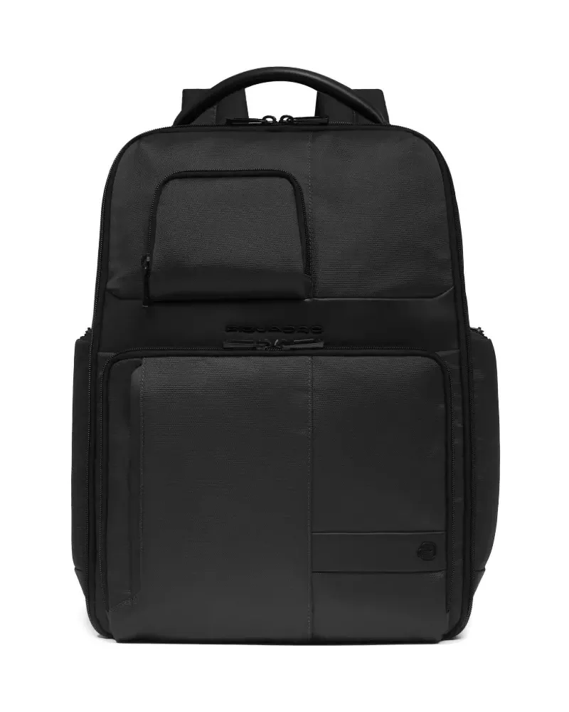 Piquadro laptop backpack - Schwarz Schwarz