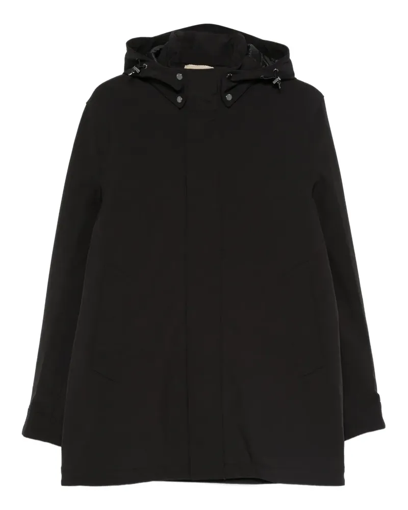 Woolrich hooded  coat - Schwarz Schwarz
