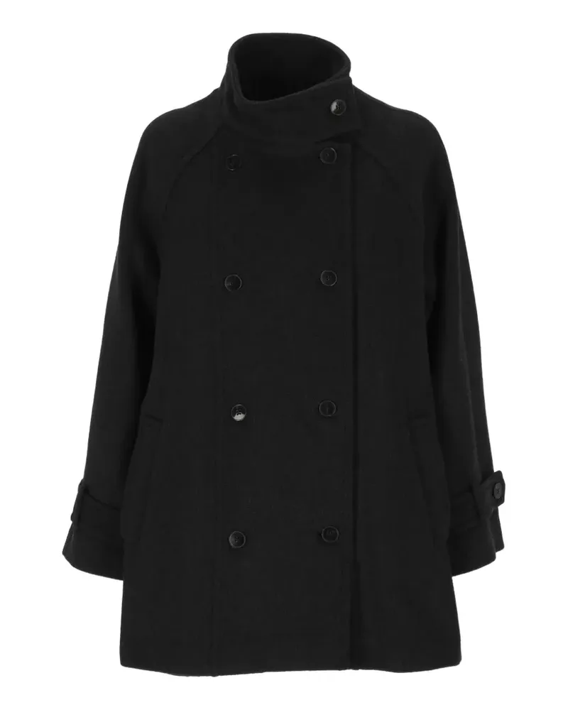 MARELLA double-breasted high-neck coat - Schwarz Schwarz