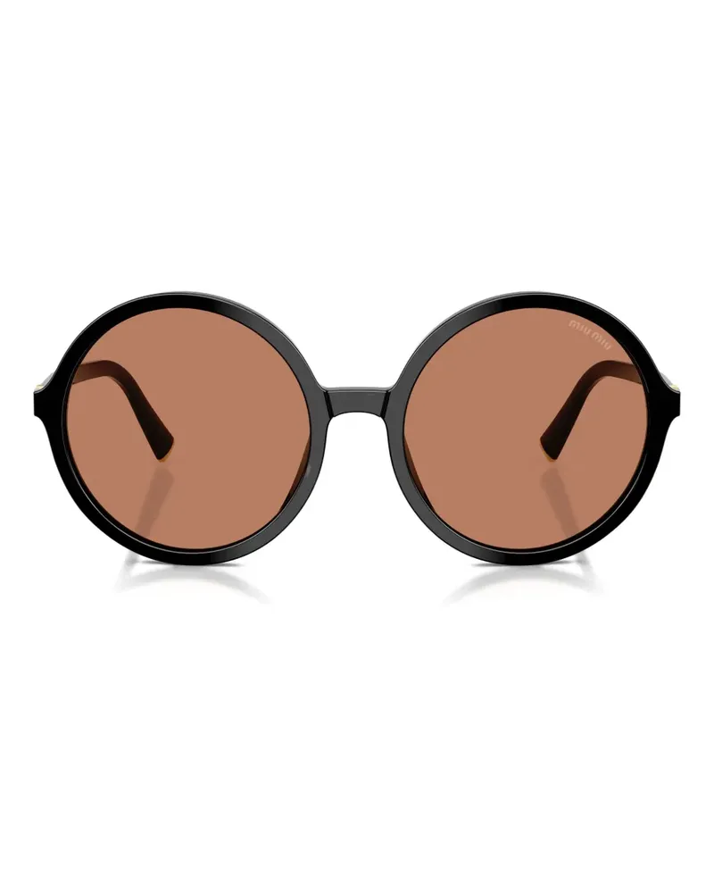 Miu Miu round-frame sunglasses - Schwarz Schwarz