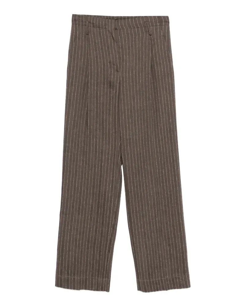 Antonelli Firenze striped trousers - Braun Braun