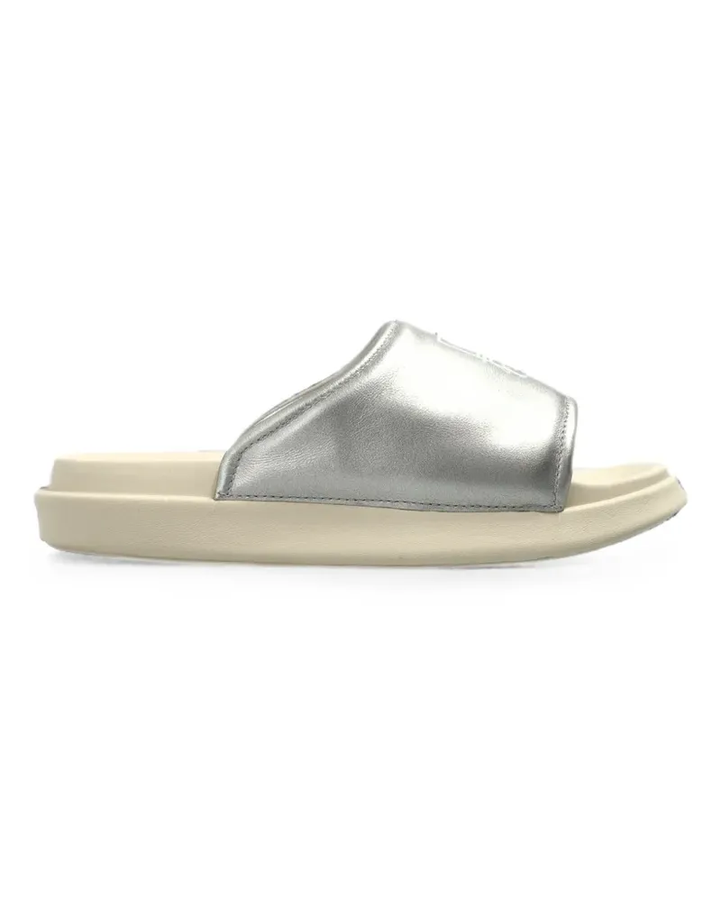 Y-3 Sandalen mit Logo-Print - Silber Silber
