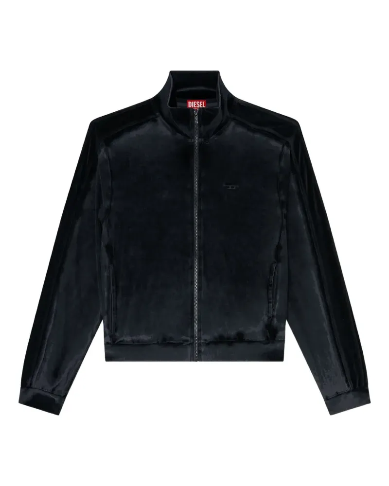 Diesel distressed chenille sweater - Schwarz Schwarz