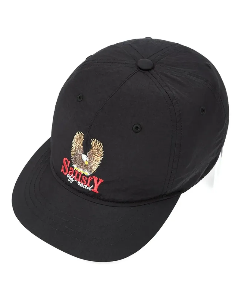 Satisfy FliteSilk eagle-embroidered cap - Schwarz Schwarz