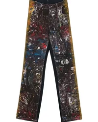 Charles Jeffrey Loverboy Exclusive Painted Art Jeans Blau