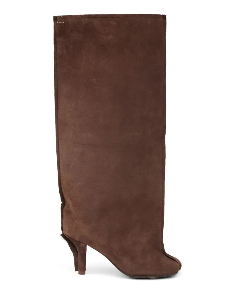 Maison Margiela Anatomic Wildlederstiefel, 70mm - Braun Braun