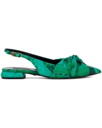 Roberto Cavalli Le Pettegole Slingback-Pumps Grün