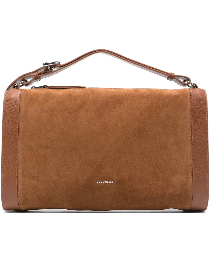 Coccinelle Schultertasche aus Wildleder - Braun Braun