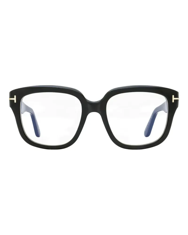 Tom Ford Brille mit eckigem Gestell - Schwarz Schwarz