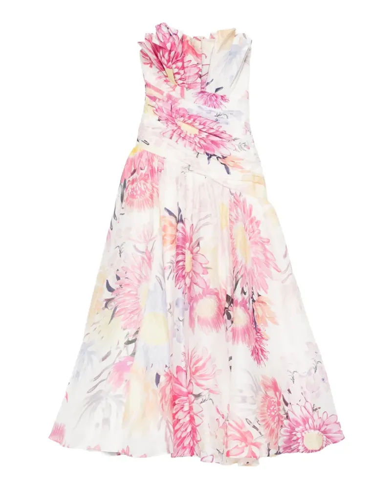 Aje. Reflector ruffled maxi dress - Weiß Weiß