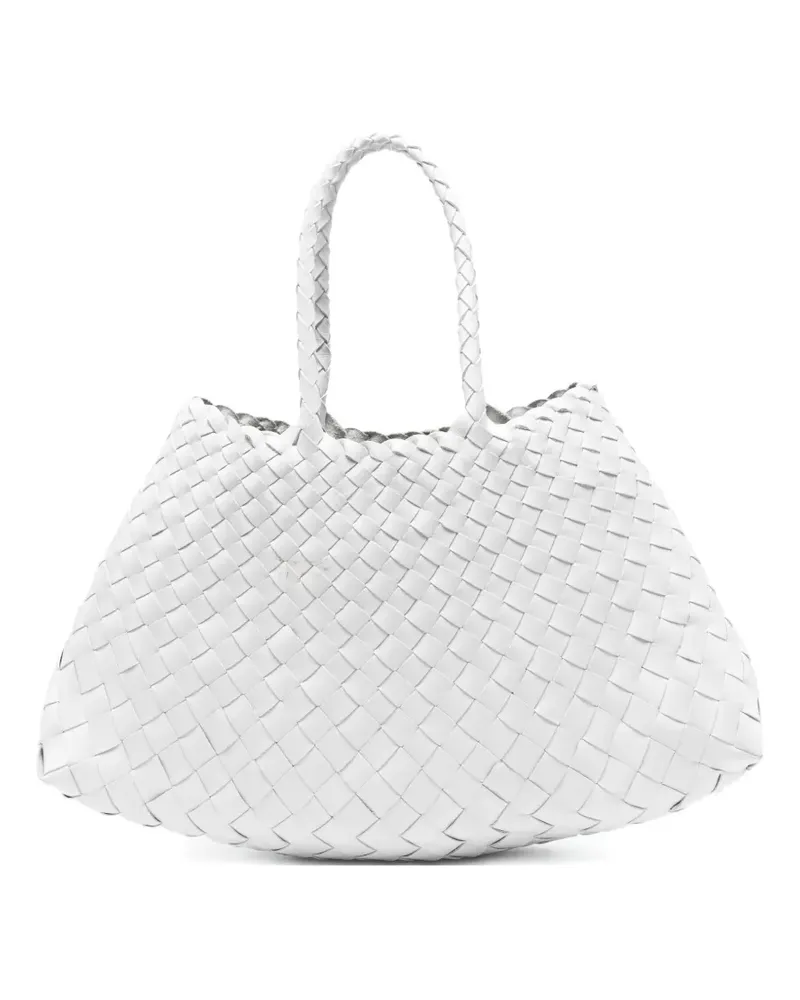 Dragon Diffusion Gewebte Handtasche - Weiß Weiß