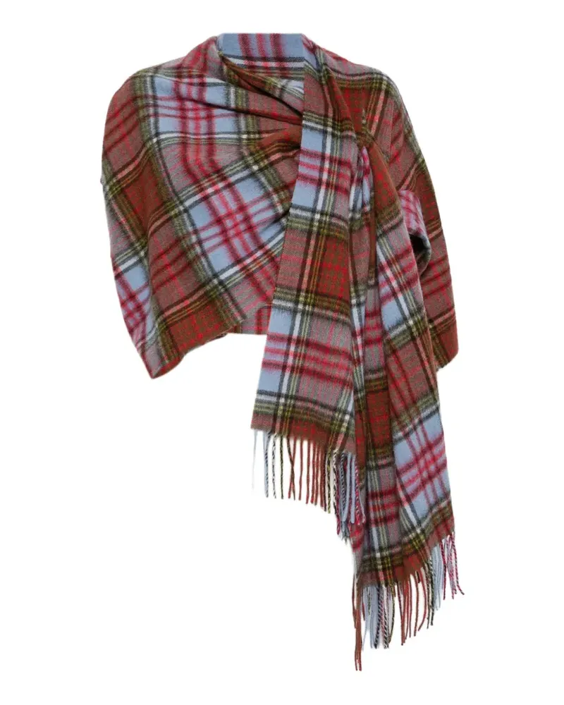 Vivienne Westwood Bolero Schal mit Schottenkaro - Rot Rot
