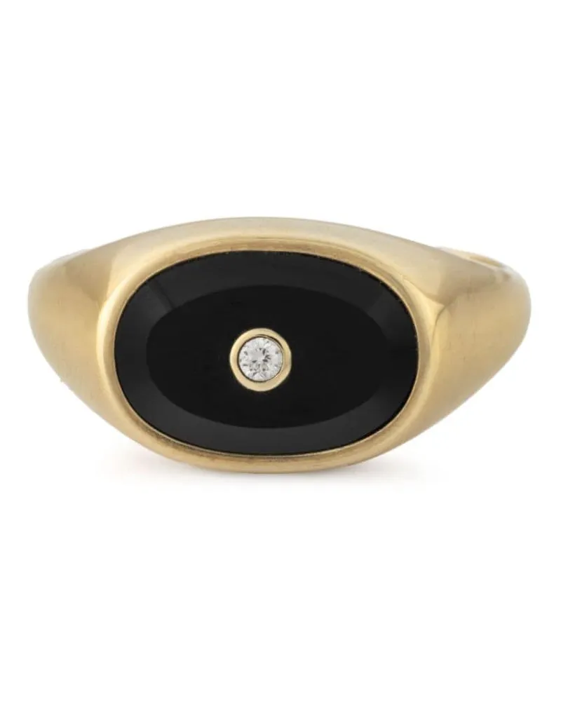 Pascale Monvoisin 9kt Gelbgoldring mit Diamanten Gelb