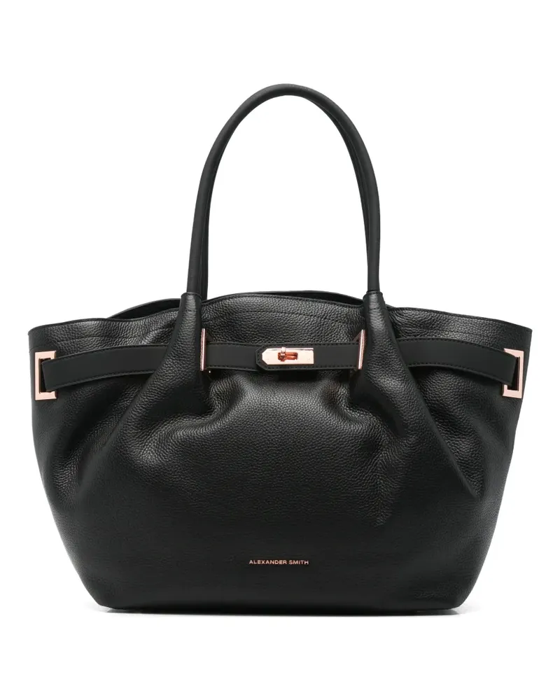 Alexander Smith Große Brooke Tote Bag - Schwarz Schwarz