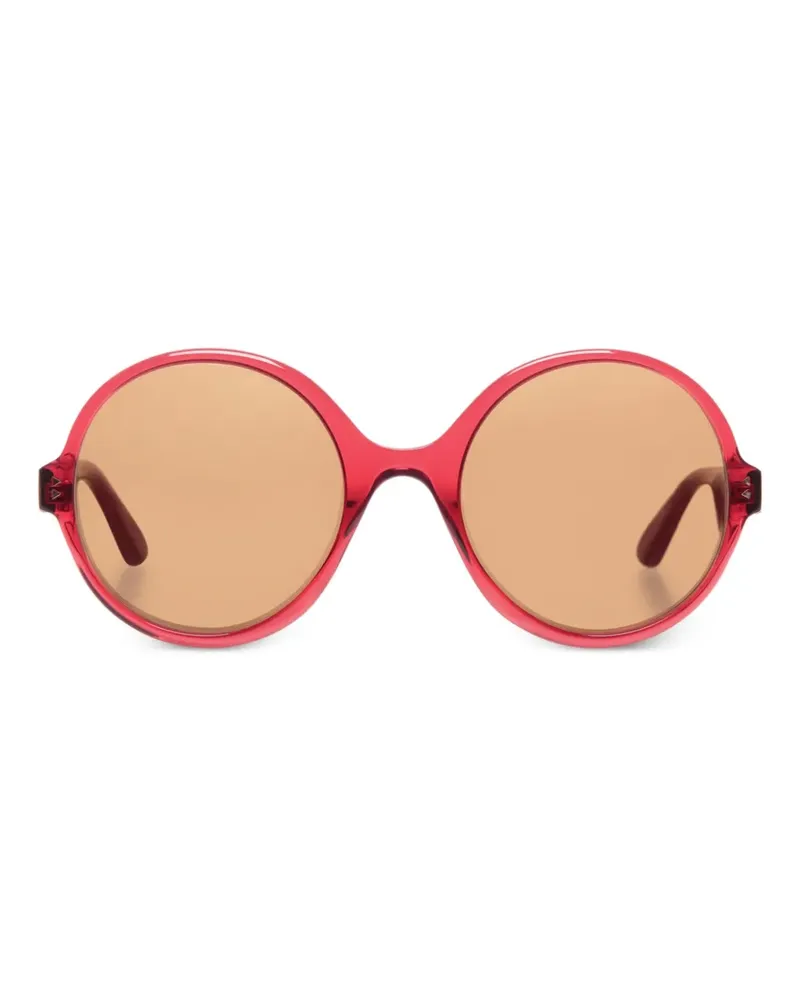 Bally Ursula Sonnenbrille mit rundem Gestell - Rot Rot