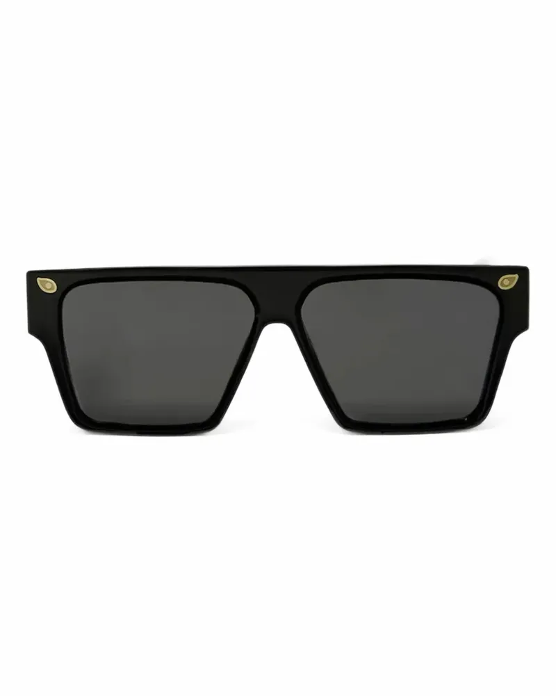 Sprayground Eckige Night Vision Sonnenbrille - Schwarz Schwarz