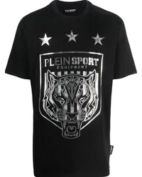 Philipp Plein Tiger Crest Edition T-Shirt Schwarz