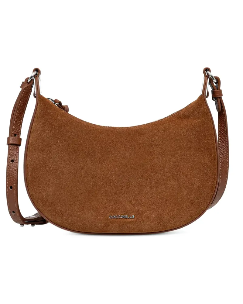 Coccinelle Schultertasche aus Wildleder - Braun Braun