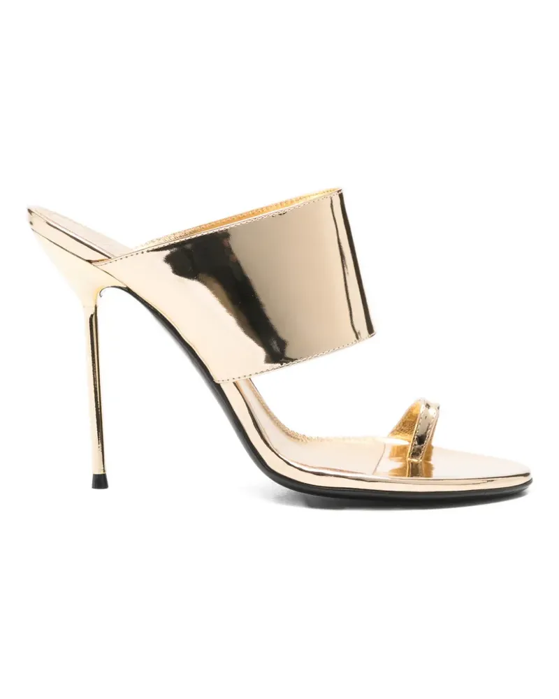 Paris Texas Mules mit Zehenriemen - Gold Gold