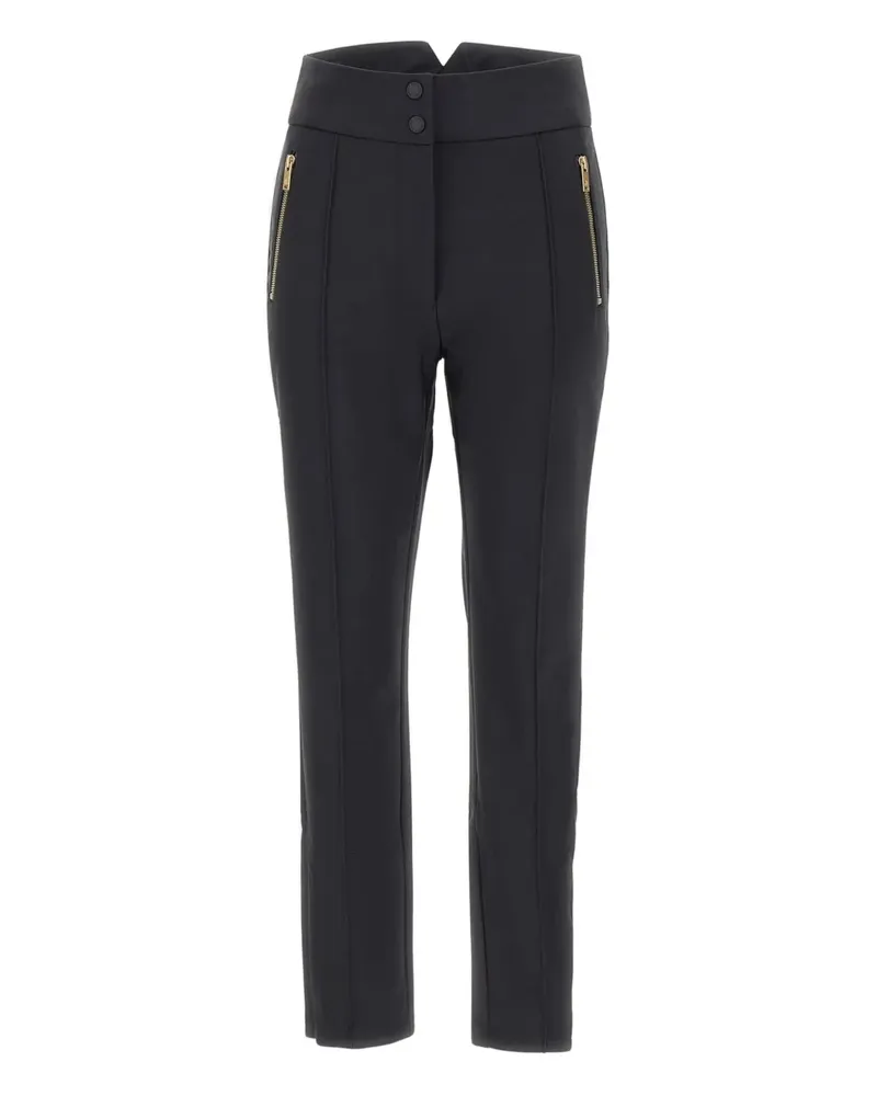 Moose Knuckles Lyndale Pant Gold zip-detail trousers - Schwarz Schwarz