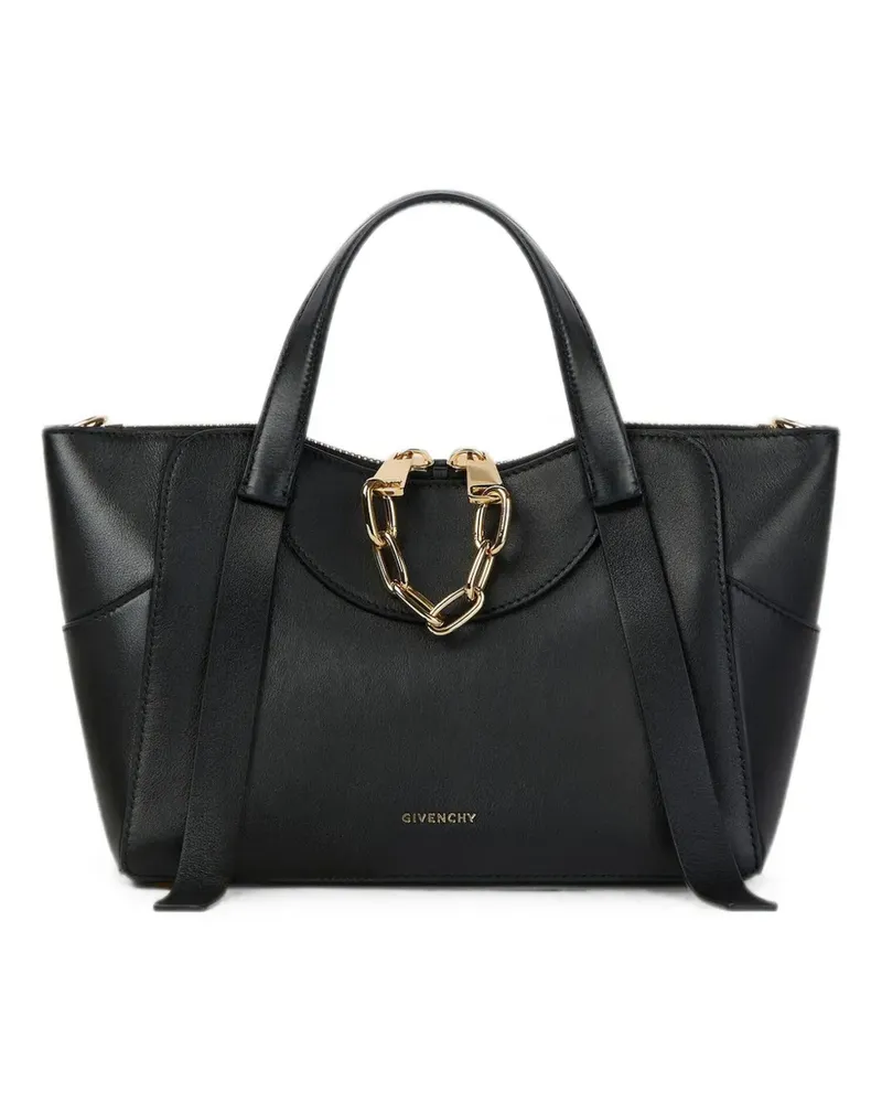 Givenchy Kleine The Snatch Tasche aus gekörntem Leder - Schwarz Schwarz