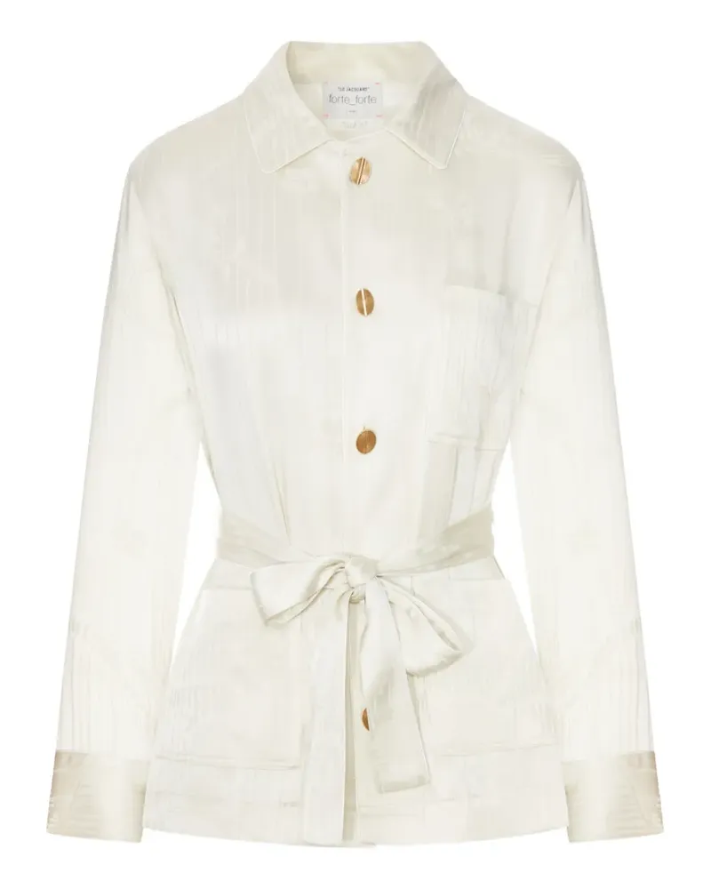 forte_forte Jacke mit Jacquardmuster - Nude Nude