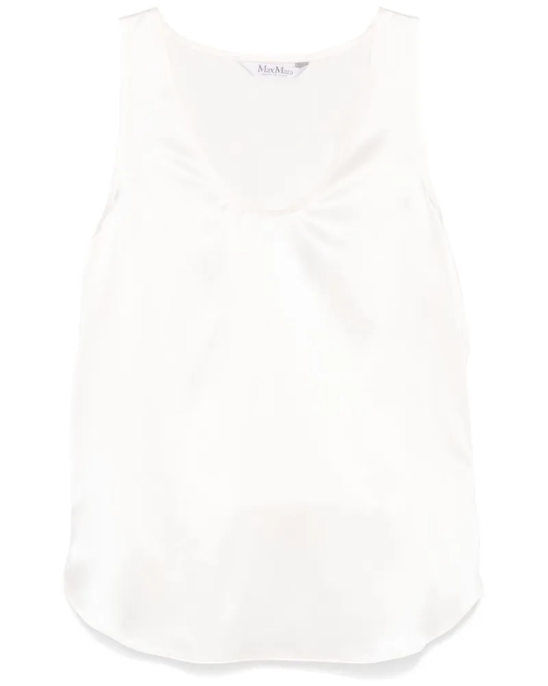 Max Mara Filly Oberteil - Weiß Weiß