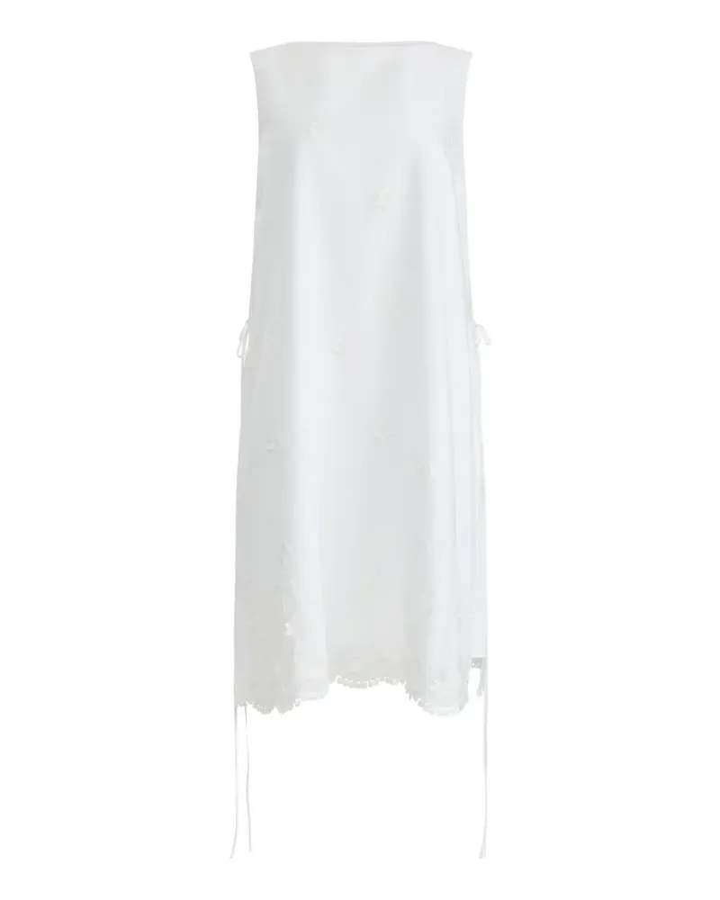 Altuzarra embroidered sleeveless mini dress - Weiß Weiß