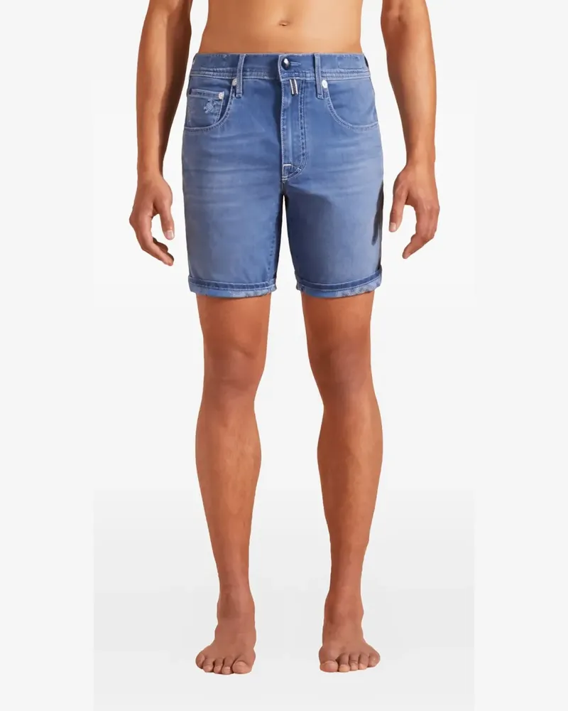 Vilebrequin Jeans-Shorts mit Tropical Turtles-Print - Blau Blau