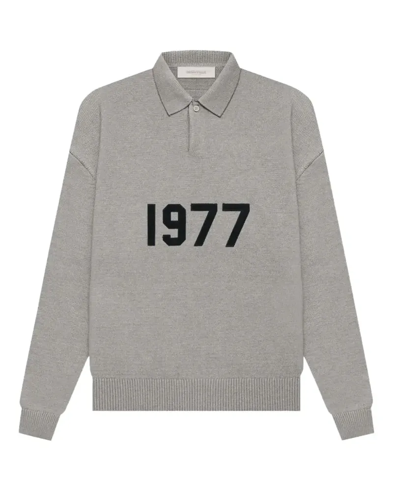 Fear of God Langärmeliges Poloshirt - Grau Grau