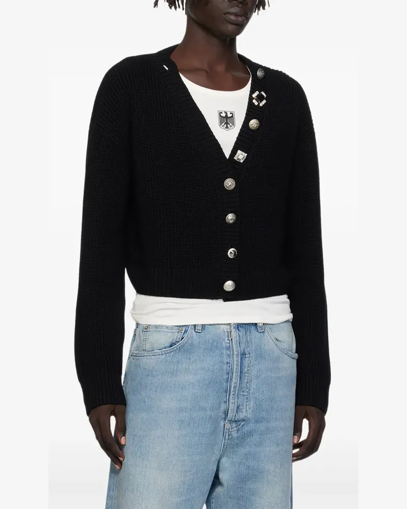 VETEMENTS Geknöpfter Cardigan - Schwarz Schwarz