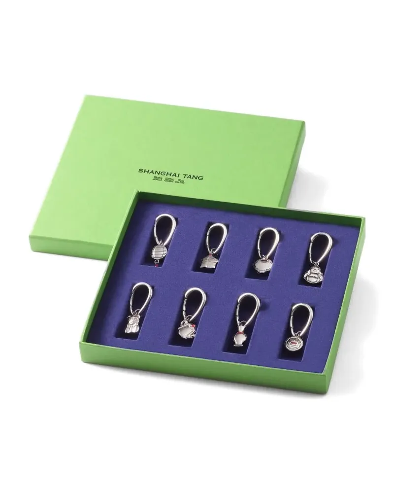 Shanghai Tang tang wine glass charm - Silber Silber