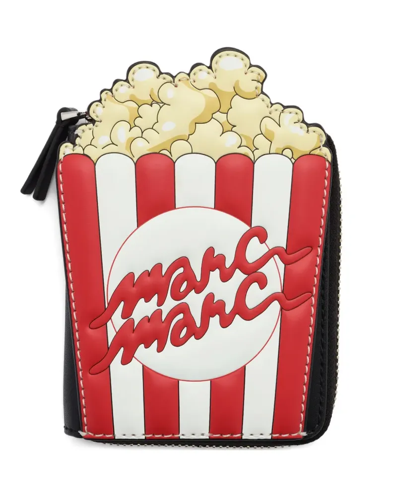 Marc Jacobs Popcorn-patch wallet - Schwarz Schwarz