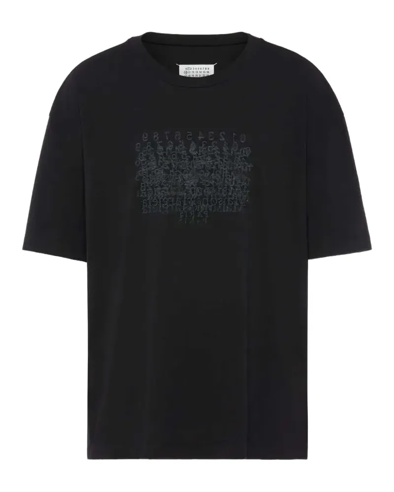 Maison Margiela graphic print T-shirt - Schwarz Schwarz